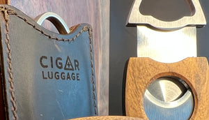 Cigar Luggage Cutter Case with Benchmark Perfecto Cutter