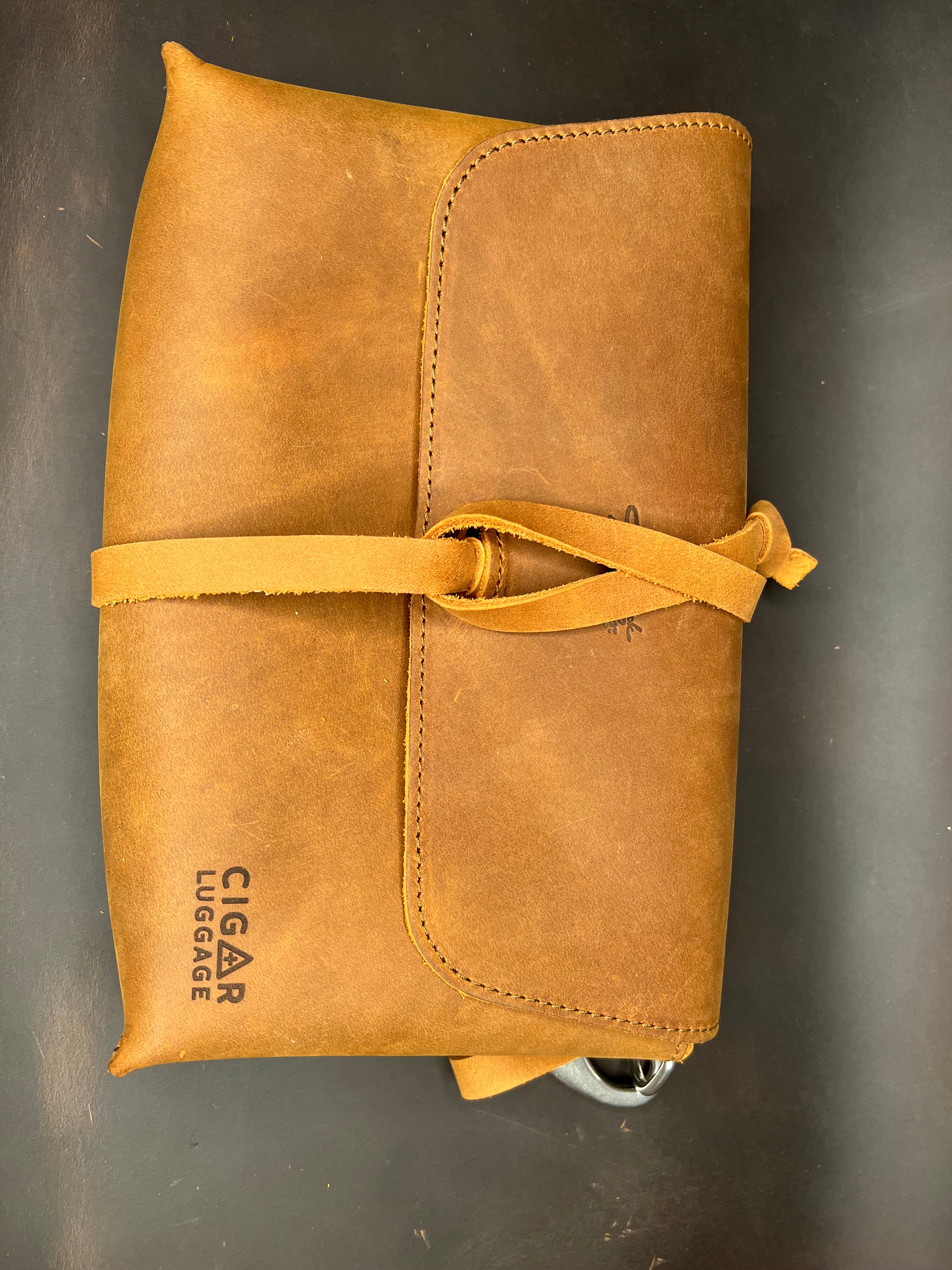 Cigar Luggage Harlow Leather Slip Case