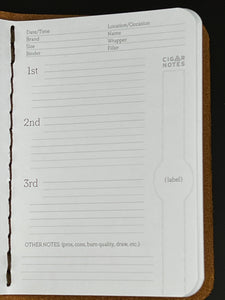 NEW Cigar Notes Journal